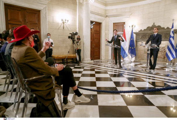 Μητσοτάκης-Ολλανδή δημοσιογράφος