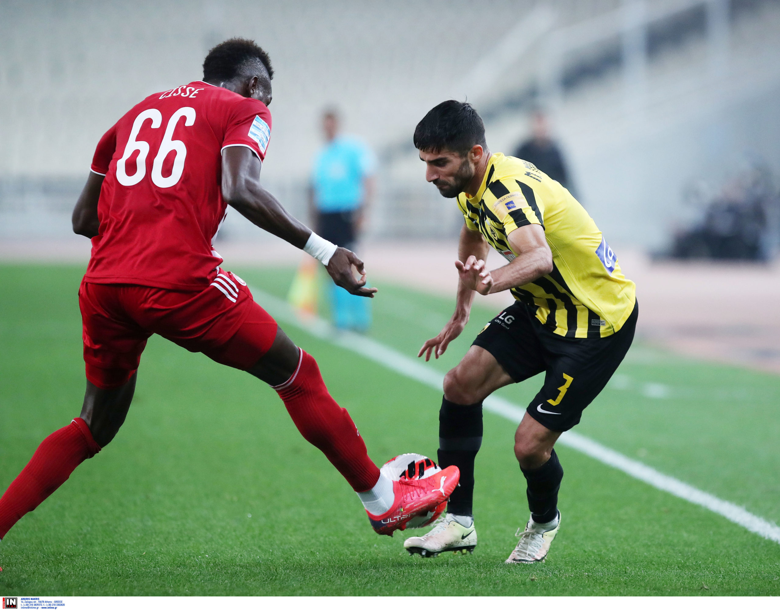 ΑΕΚ-Ολυμπιακός 1-2 (ΗΜ.)