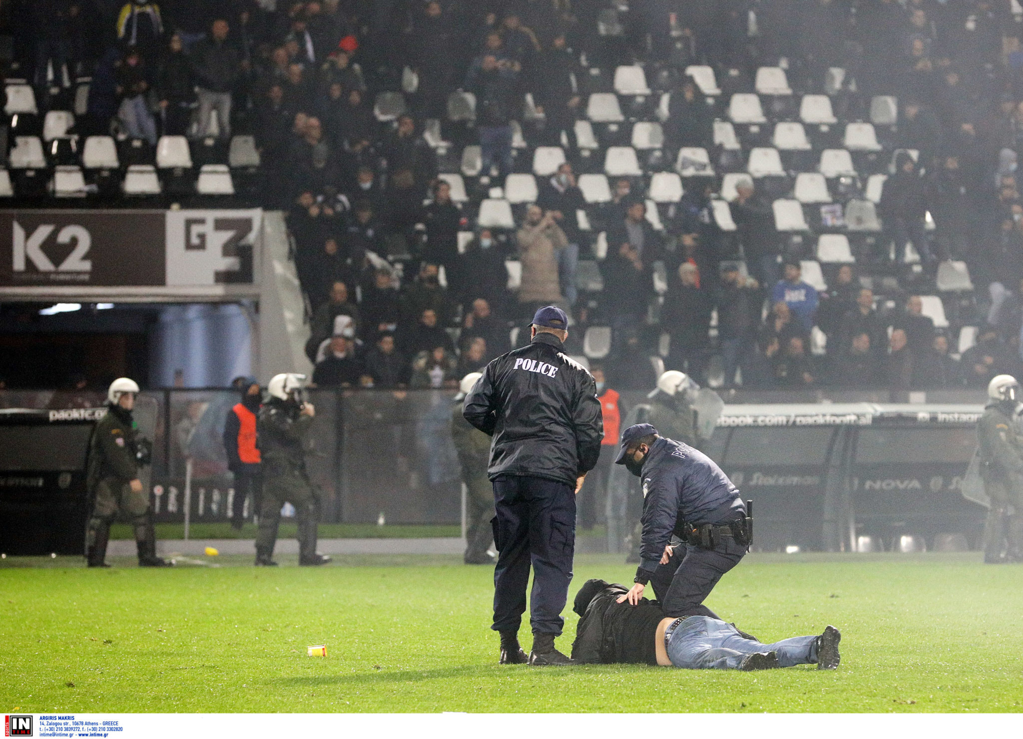 ΠΑΟΚ Άρης επεισόδια