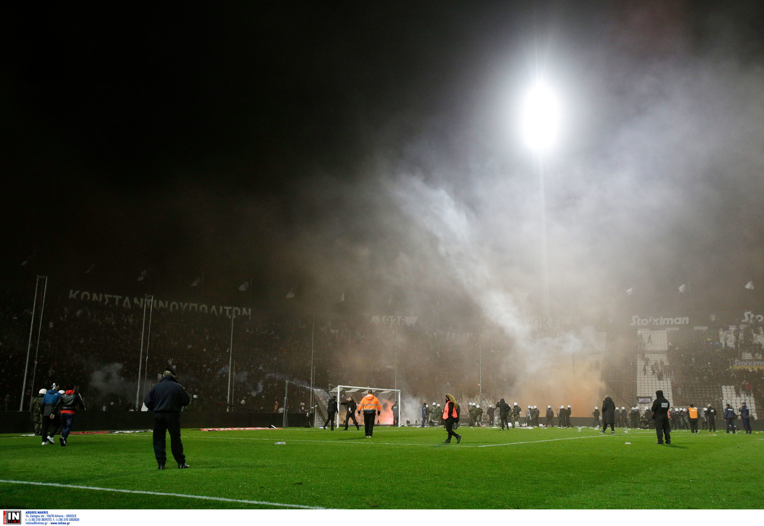 ΠΑΟΚ Άρης επεισόδια