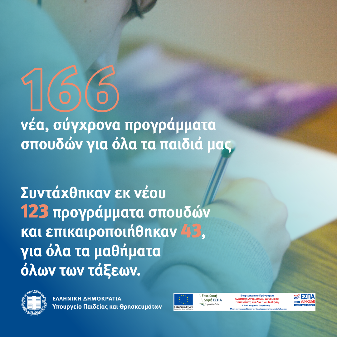 προγράμματα σπουδών