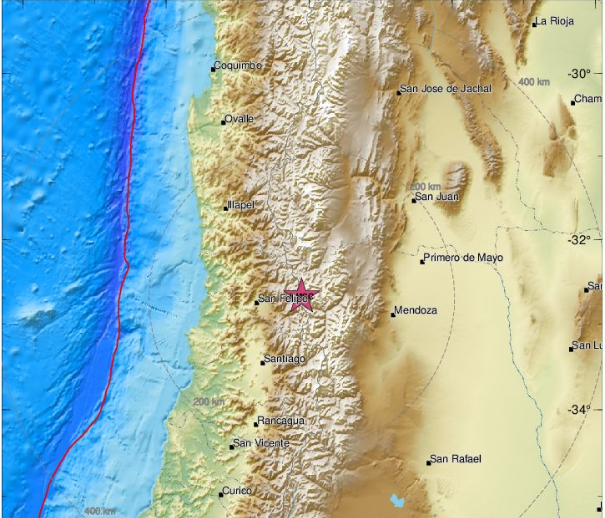 Σεισμός 5,9 Ρίχτερ ταρακούνησε την πόλη Βαλπαραΐσο στη Χιλή – ΒΙΝΤΕΟ
