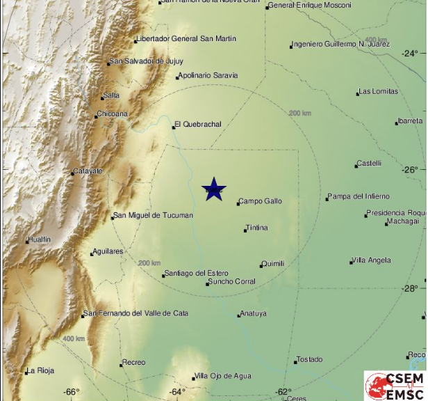Ισχυρός σεισμός στην Αργεντινή