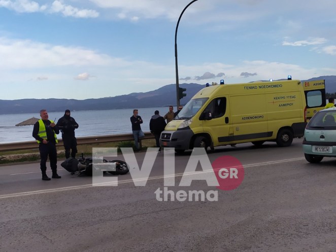 Τροχαίο δυστύχημα στην Χαλκίδα