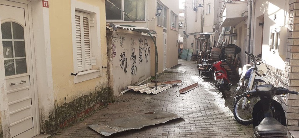 Ζημιές από την κακοκαιρία στην Ζάκυνθο