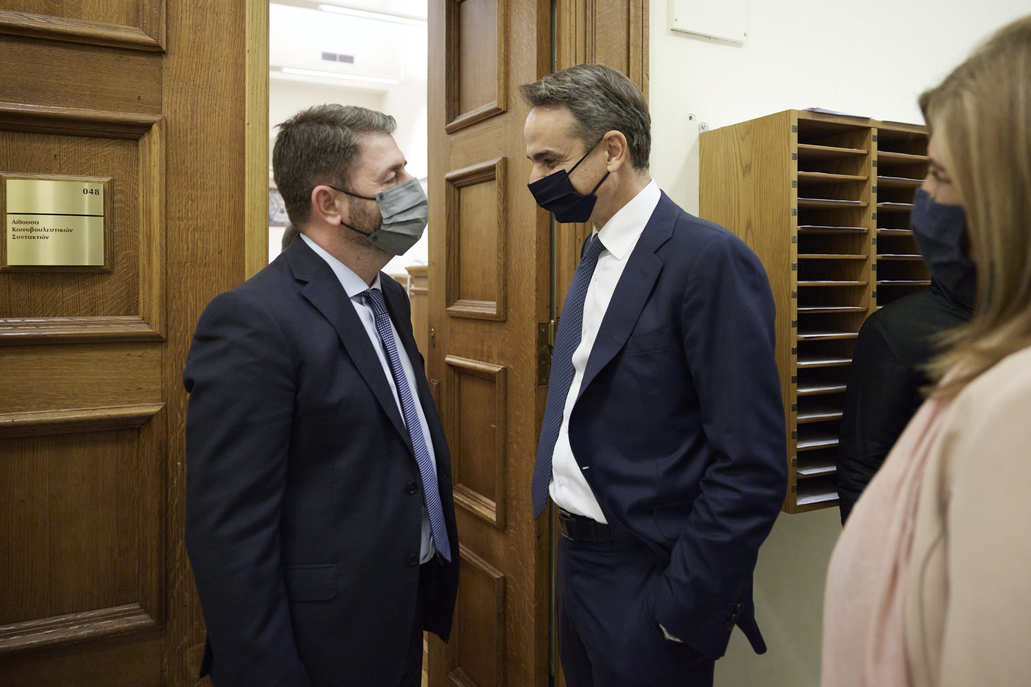 Νίκος Ανδρουλάκης Κυριάκος Μητσοτάκης