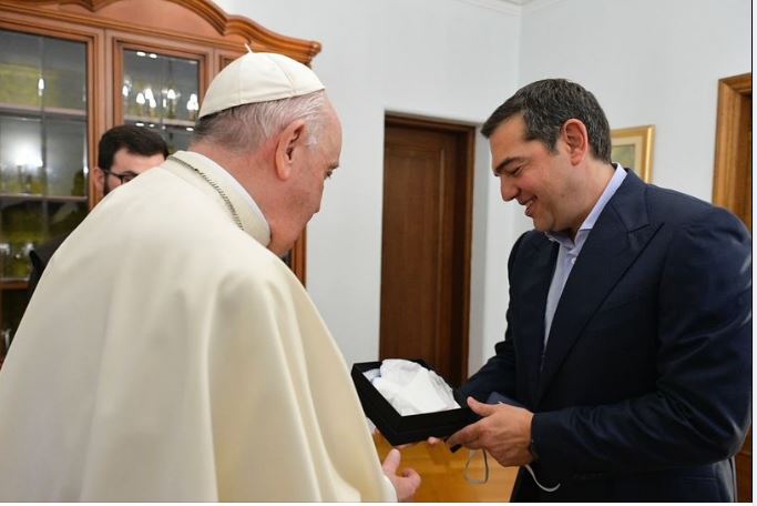 Αλέξης Τσίπρας - Πάπας