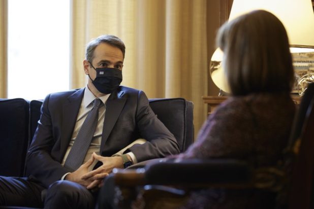 Κυριάκος Μητσοτάκης - Κατερίνα Σακελλαροπούλου