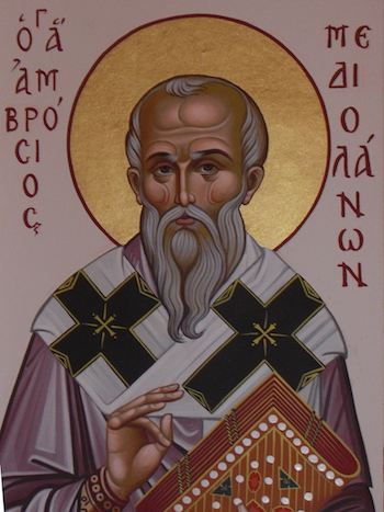 Άγιος Αμβρόσιος επίσκοπος Μεδιολάνων εορτολόγιο