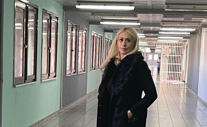 Η Μαρία Μπακοδήμου στις γυναικείες φυλακές της Θήβας