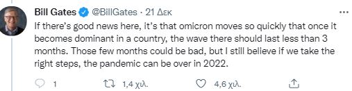 Μπιλ Γκέιτς twitter