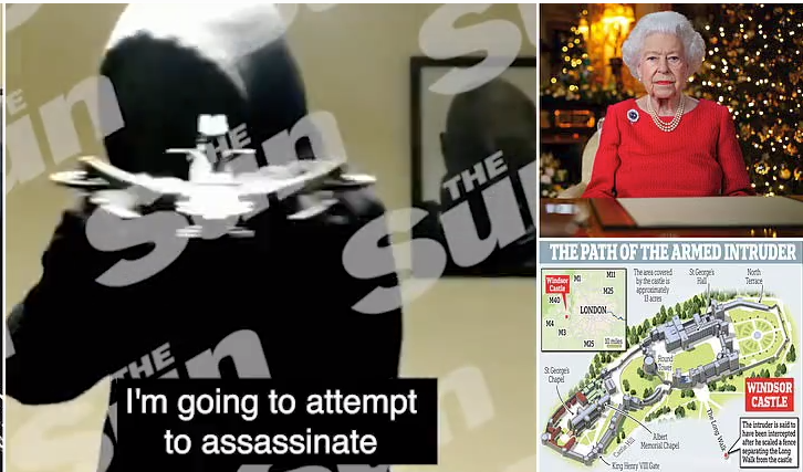 Βασίλισσα Ελισάβετ: Σοκαριστικό βίντεο με 19χρονο να απειλεί να την σκοτώσει