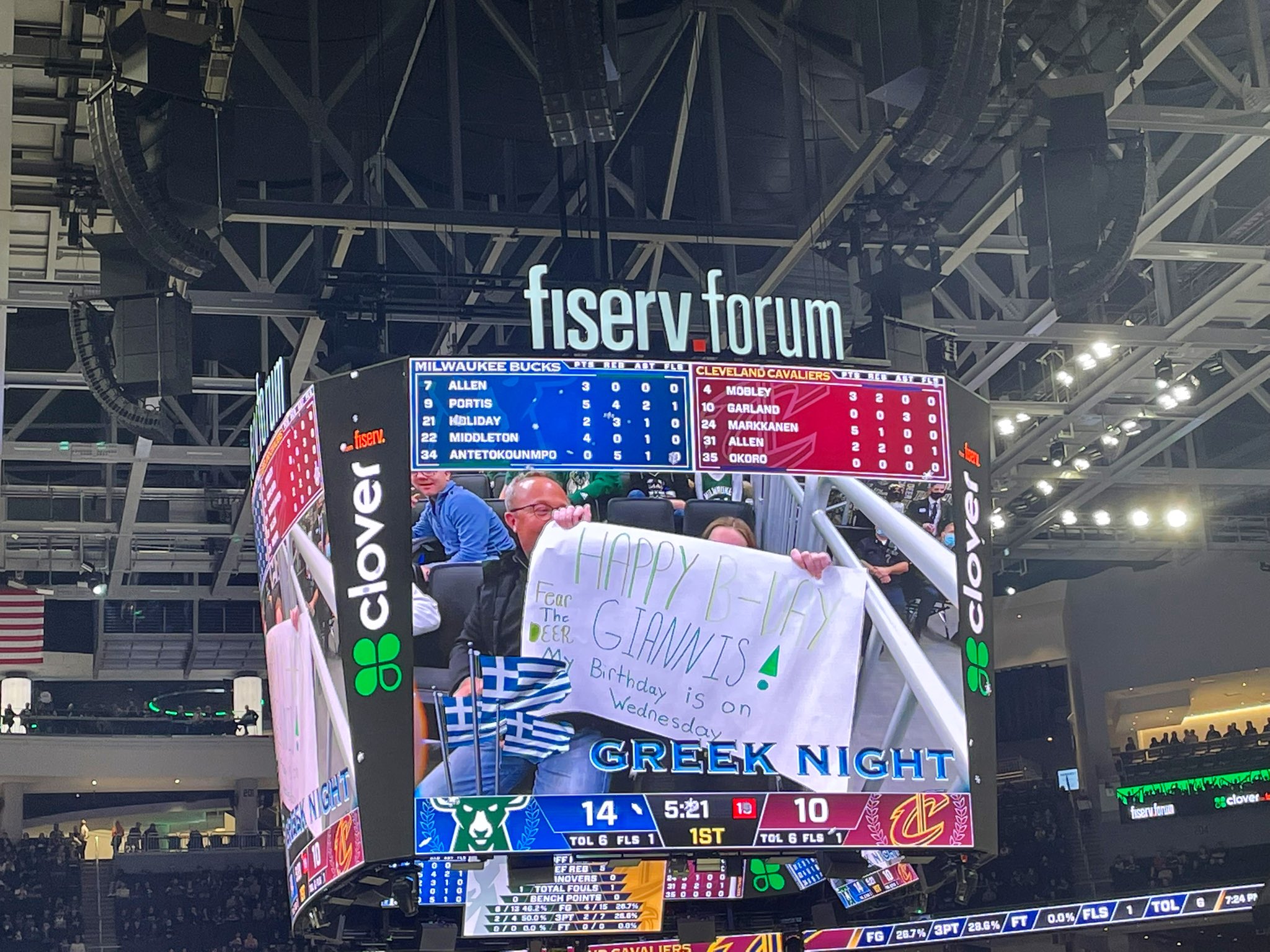 Γιάννης Αντετοκούνμπο: Ελληνική βραδιά στα γενέθλιά του με συρτάκι και “πάρτι” στα αποδυτήρια