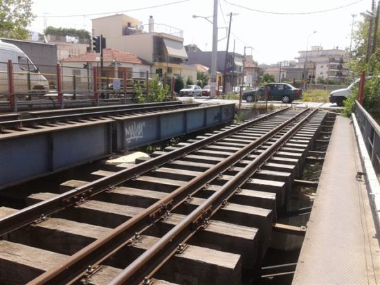 γραμμές τρένου