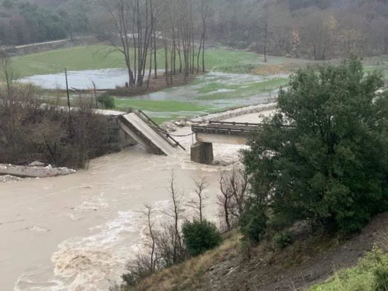 Κατάρρευση γέφυρας στα Ιωάννινα