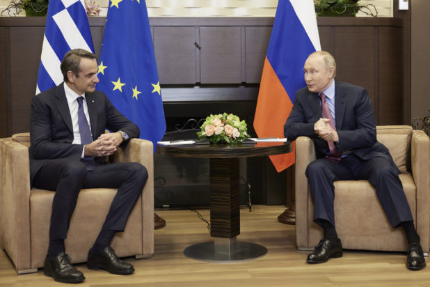 Κυριάκος Μητσοτάκης - Βλάντιμρ Πούτιν