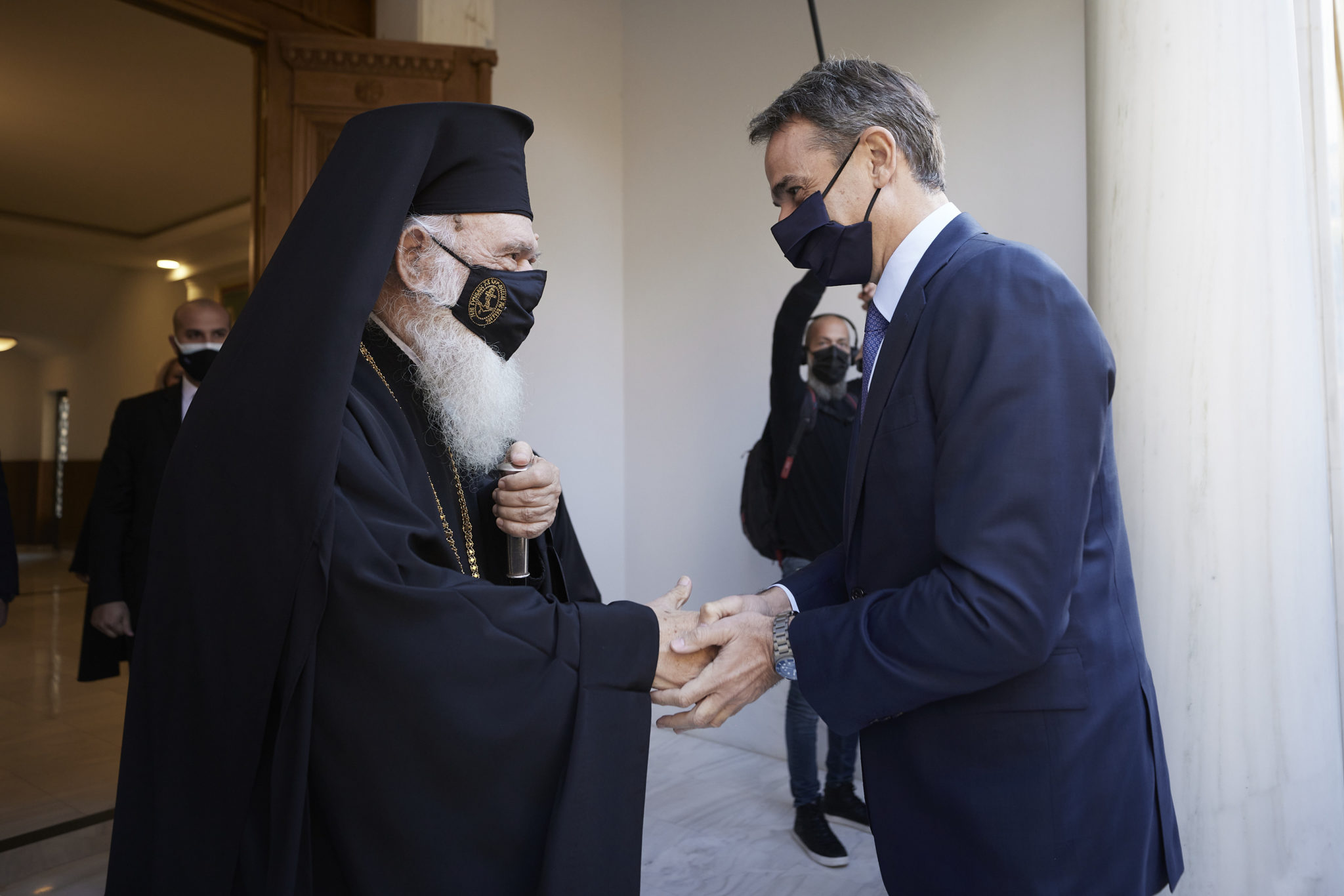 Κυριάκος Μητσοτάκης - Αρχιεπίσκοπος Ιερώνυμος