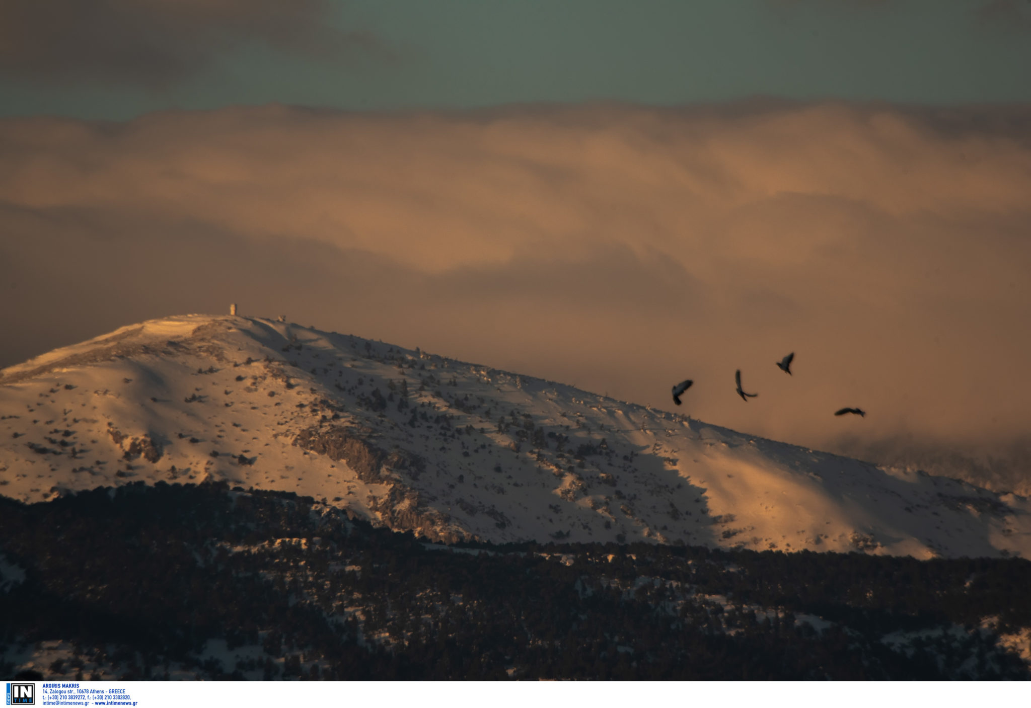 χιόνια Πάρνηθα