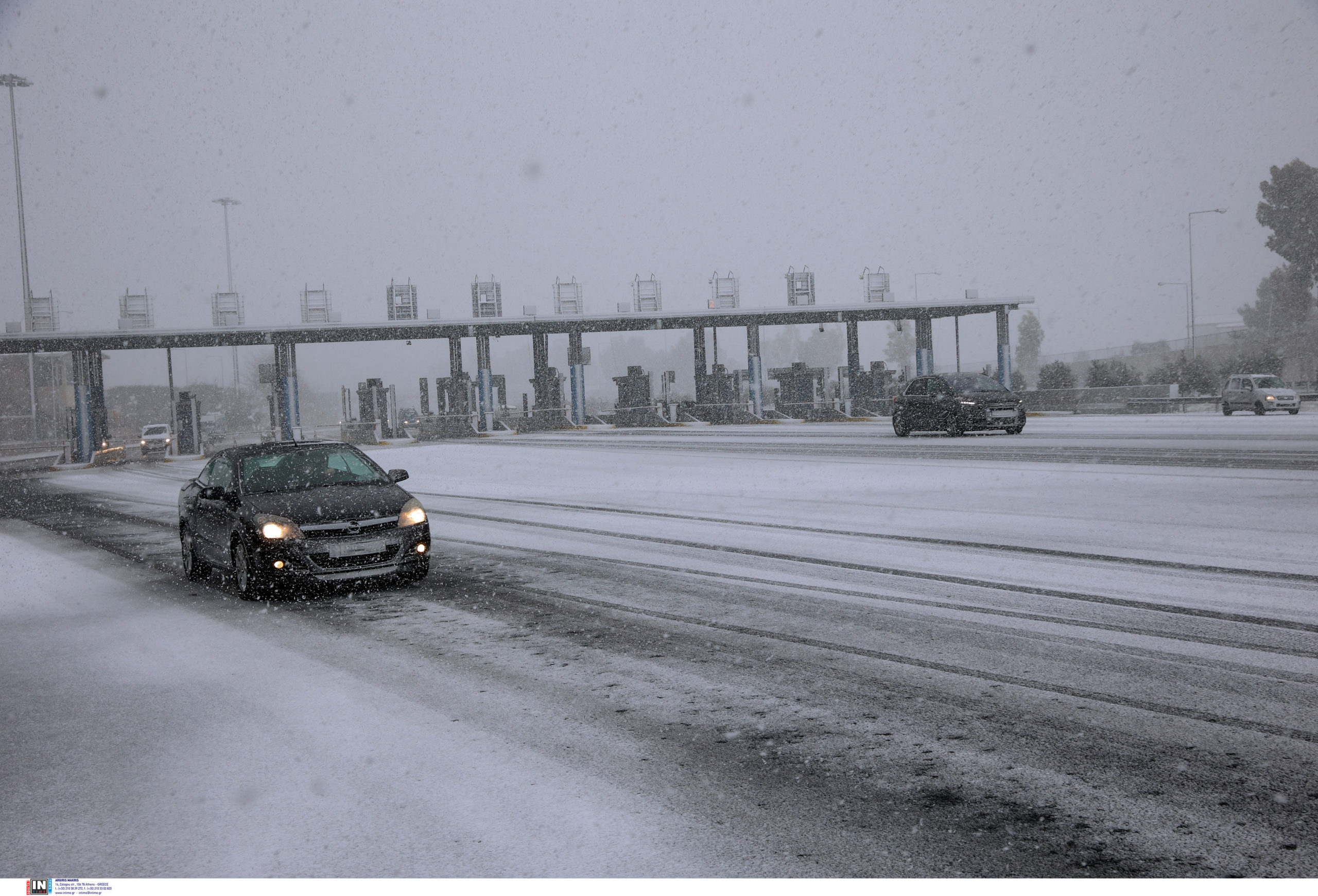Kακοκαιρία “Έλπίς”: Κλείνει η Εθνική Οδός Αθηνών-Λαμίας από τα διόδια της Τραγάνας προς την Αθήνα
