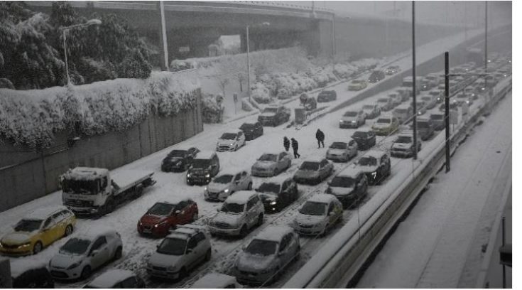 Αττική Οδός- κακοκαιρία