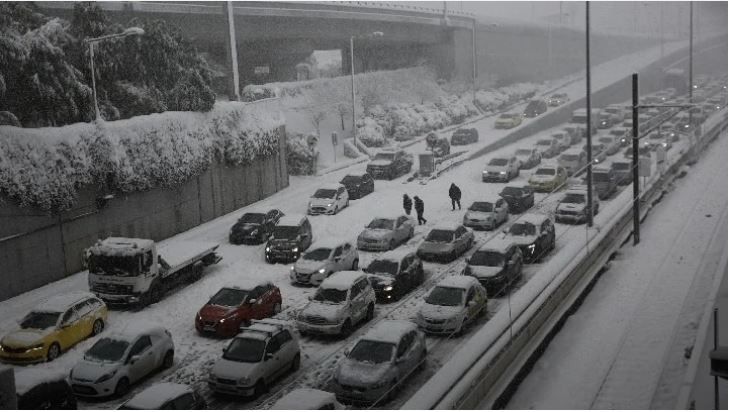 Αττική Οδός- κακοκαιρία