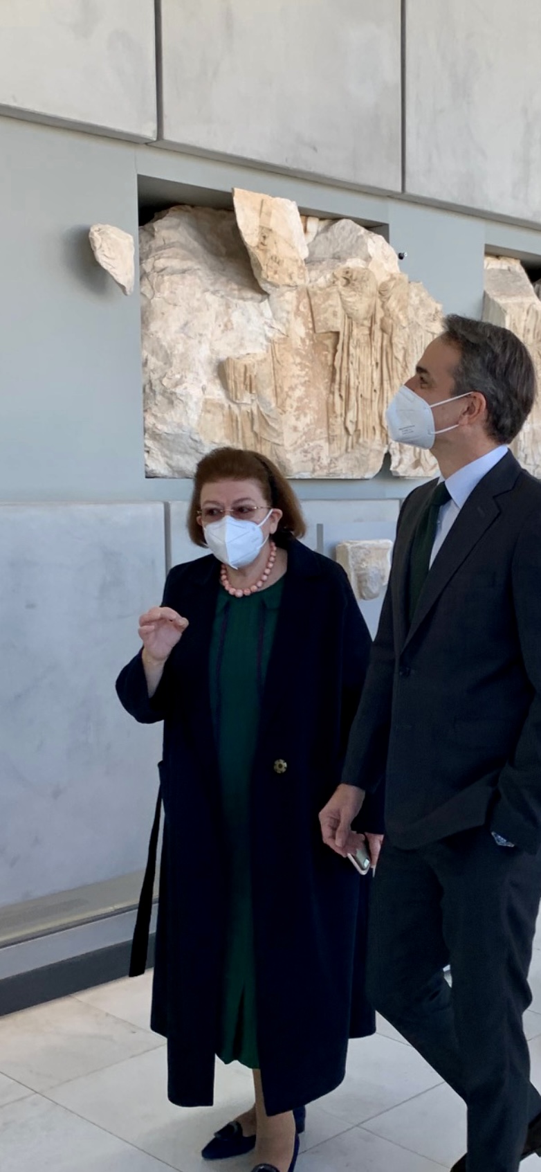 Κυριάκος Μητσοτάκης- Λίνα Μενδώνη