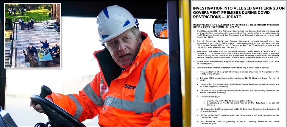 Μπόρις Τζόνσον: Στη δημοσιότητα η έκθεση για τα πάρτι στην Ντάουνινγκ Στριτ – «Αστοχίες ηγεσίας και κρίσης»