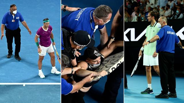 Australian Open: Διακοπή του τελικού Ναδάλ – Μεντβέντεφ λόγω… εισβολής