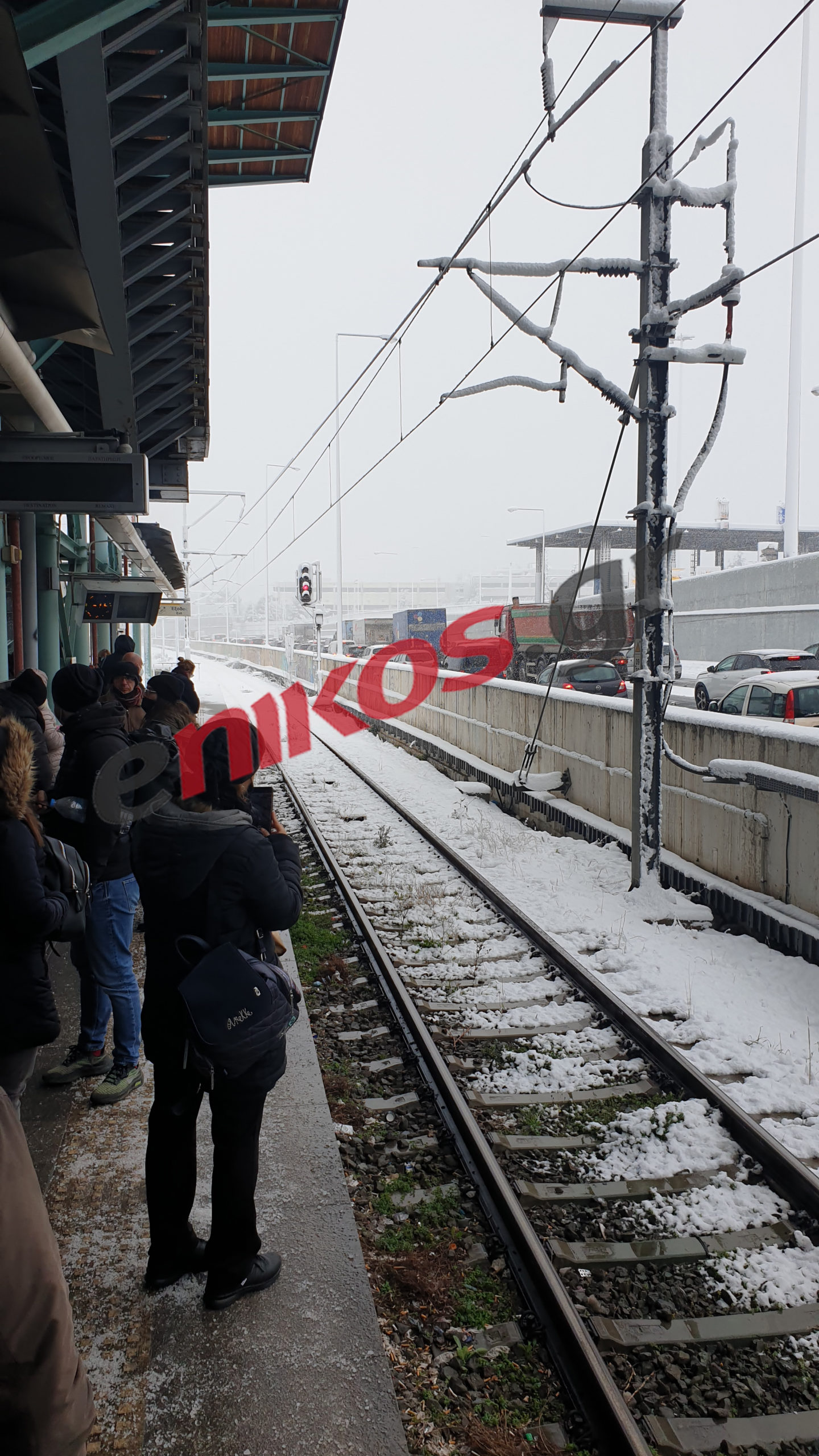 Κακοκαιρία Ελπίς - Προαστιακός