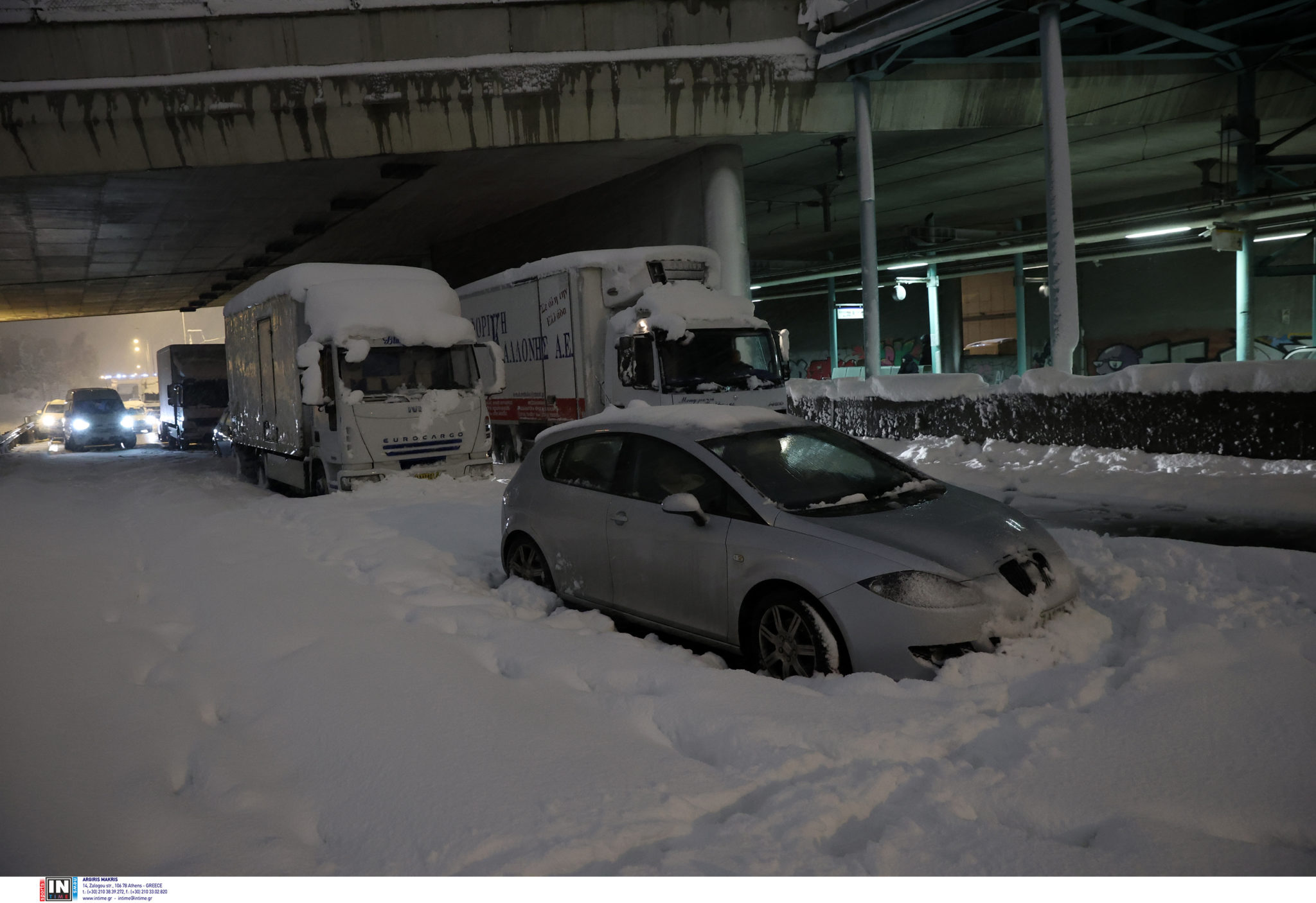 κακοκαιρία Αττική Οδός