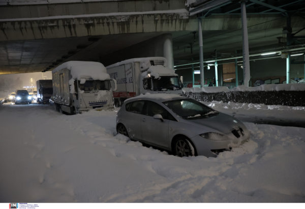 κακοκαιρία Αττική Οδός