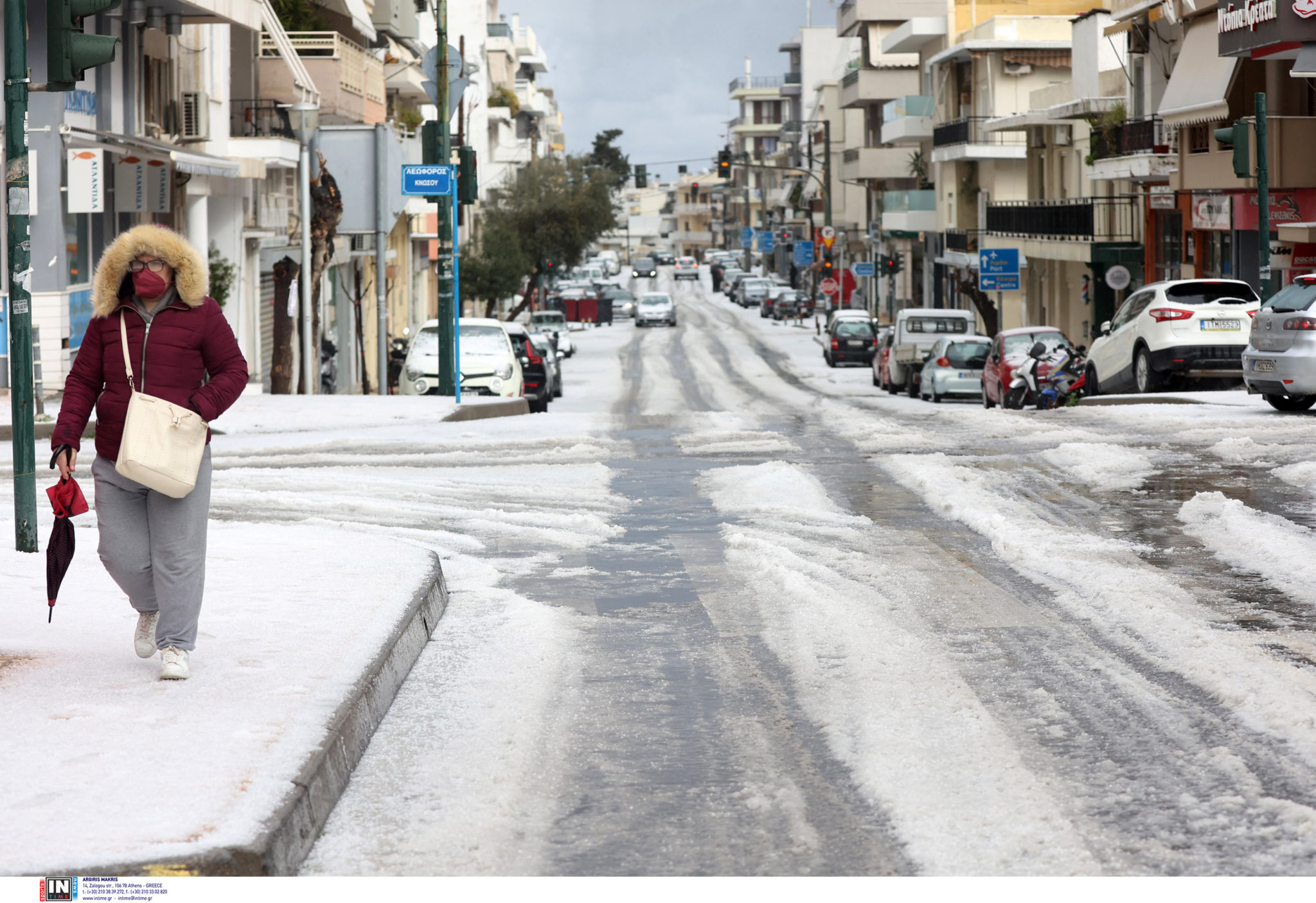 κακοκαιρία χιόνια