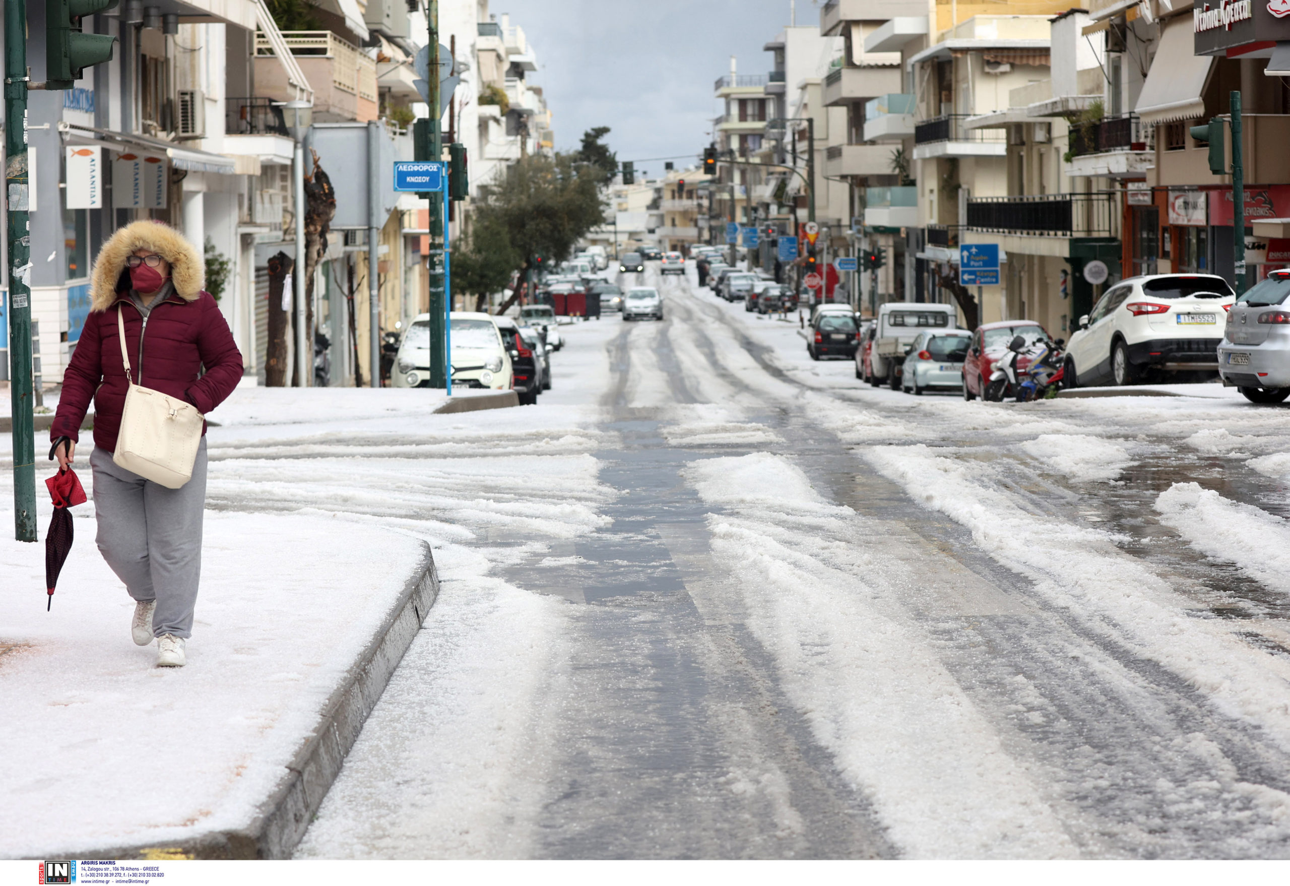 κακοκαιρία χιόνια
