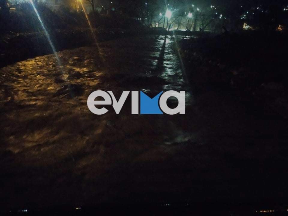 Κακοκαιρία “Διομήδης”: Προβλήματα στη Βόρεια Εύβοια – Υπερχείλισε ο ποταμός Κηρέας