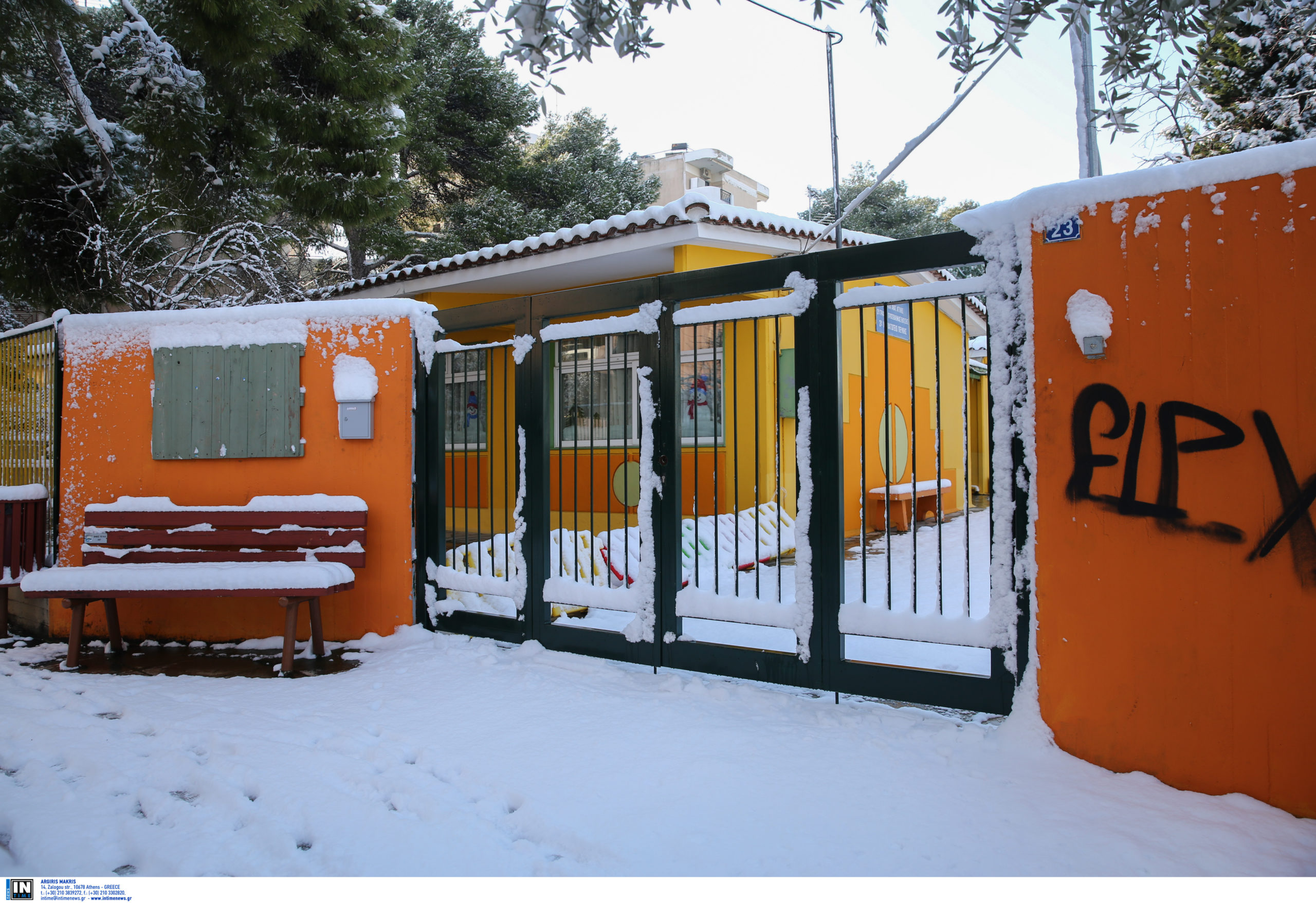 Κλειστά σχολεία Αττική Χιόνια