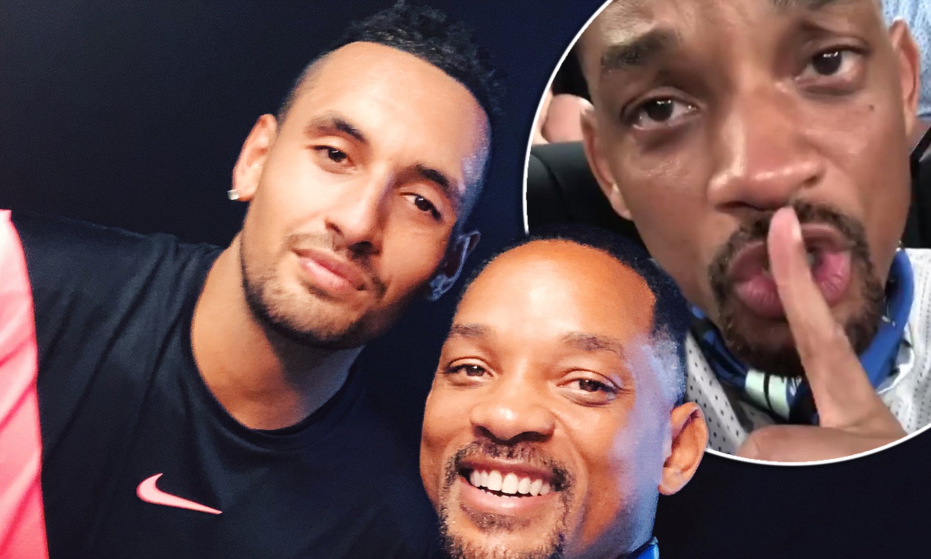 Ο Γουίλ Σμιθ συναντά τον… Νικ Κύργιο – Η ατάκα για τον ηθοποιό και η selfie