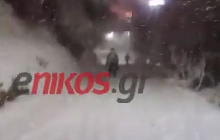 Κακοκαιρία “Ελπίς”: Σκι… στον Λυκαβηττό – ΒΙΝΤΕΟ αναγνώστη
