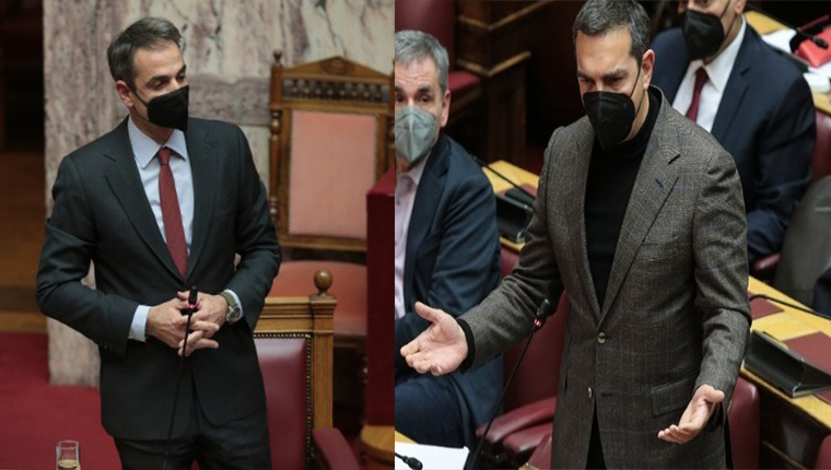 “Σκληρό ροκ” στη Βουλή: Σφοδρή αντιπαράθεση Μητσοτάκη-Τσίπρα