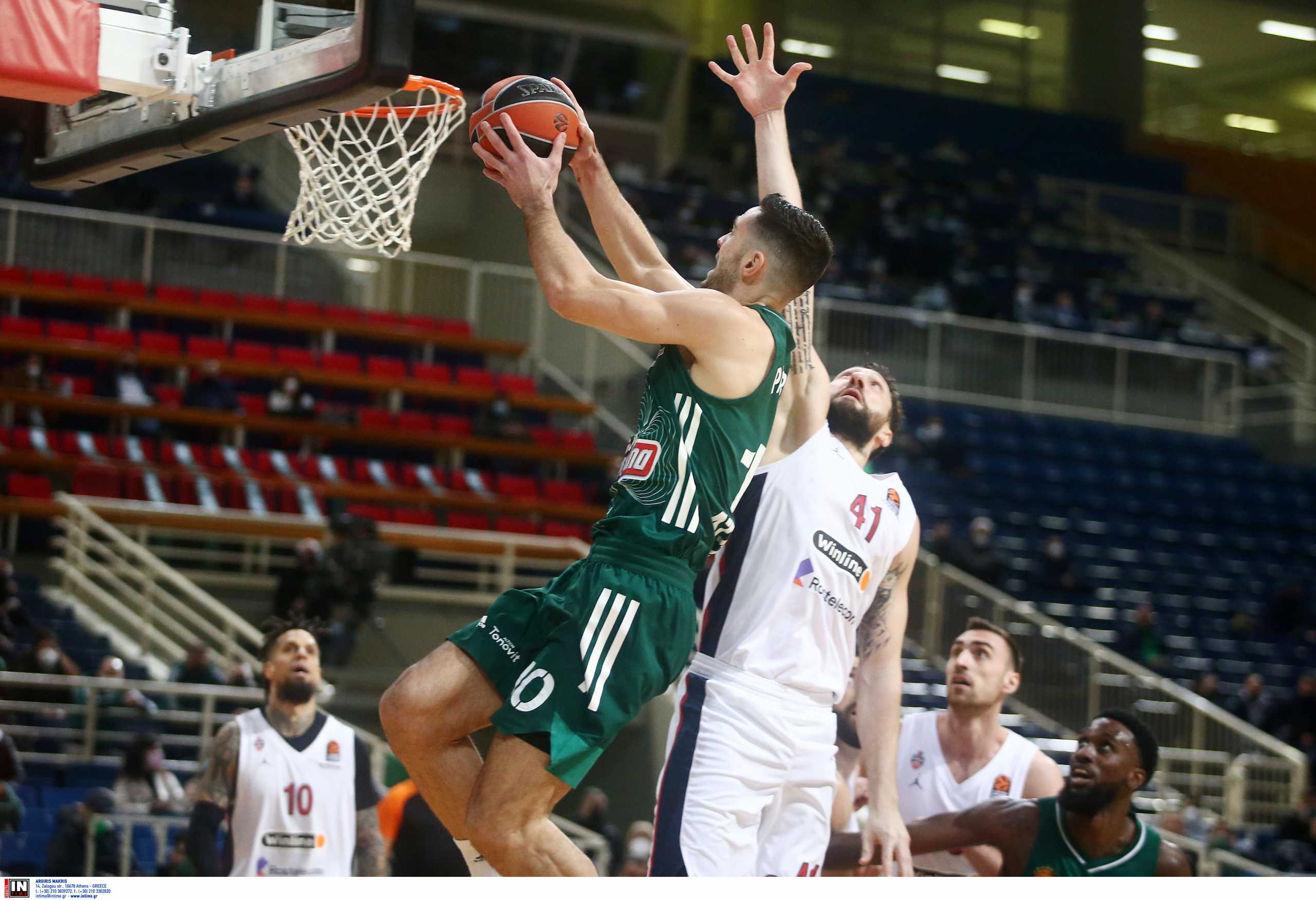 Euroleague: Βαριά ήττα για τον Παναθηναϊκό από την ΤΣΣΚΑ στο ΟΑΚΑ (74-98)