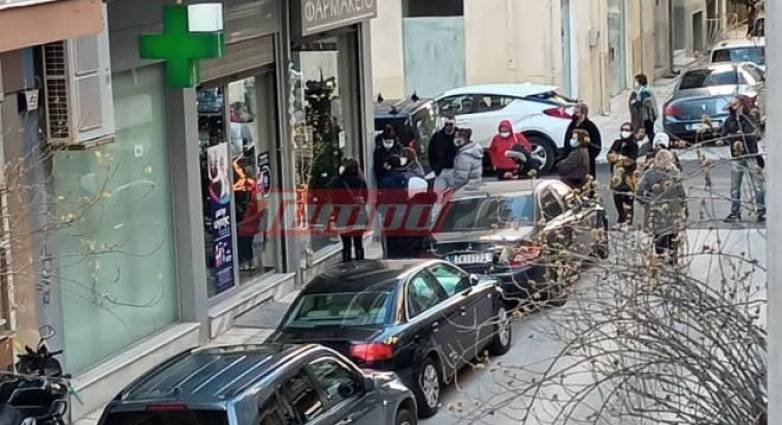 Πάτρα: Ουρές για rapid test