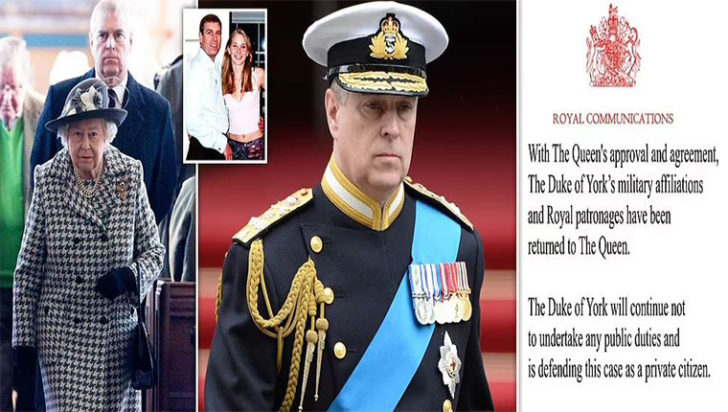 Βασίλισσα Ελισάβετ - Πρίγκιπας Άντριου