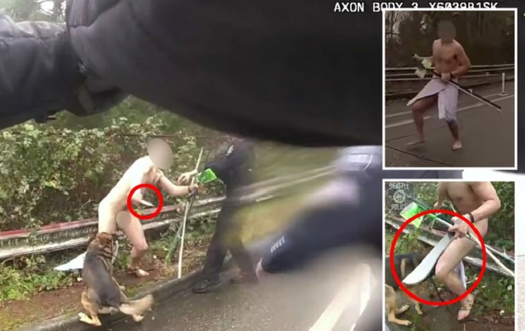 Σοκαριστικό ΒΙΝΤΕΟ: Ύποπτος διάρρηξης μαχαίρωσε μέχρι θανάτου σκύλο της αστυνομίας