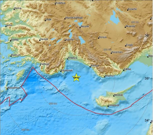 Ισχυρός σεισμός στην Τουρκία