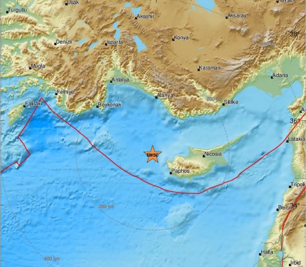 Ισχυρός σεισμός 6,5 Ρίχτερ ταρακούνησε την Κύπρο