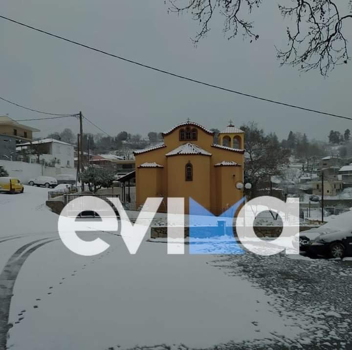 Κακοκαιρία Ελπίς - Εύβοια