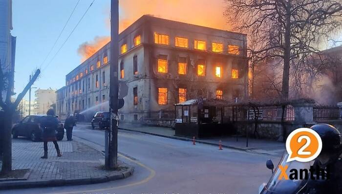 Νέα ΒΙΝΤΕΟ από την φωτιά στην Ξάνθη – Οι καπνοί σκέπασαν την πόλη