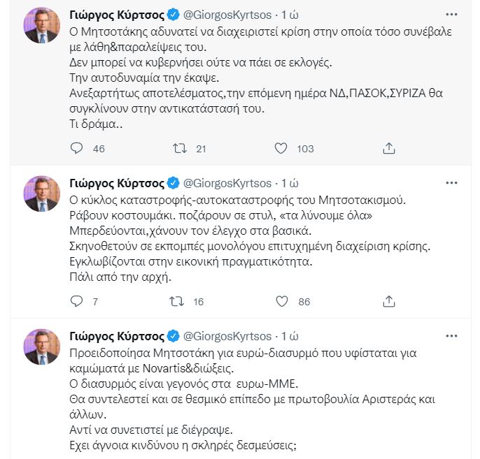 Γιώργος Κύρτσος: Η απάντησή του στον Άδωνι Γεωργιάδη – “Ας ζητήσει καλύτερα συγγνώμη από τους καταναλωτές…”