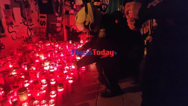 Λουλούδια-Θεσσαλονίκη-Αστυνομικοί