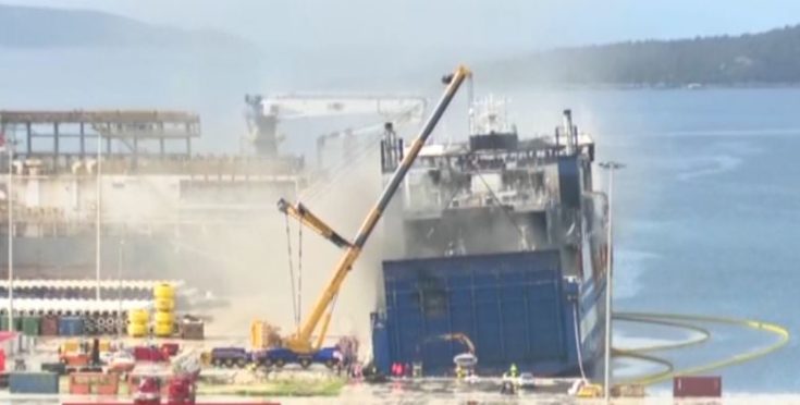 Euroferry Olympia- φωτιά