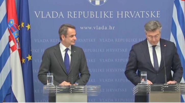 Μητσοτάκης από Κροατία: Μοιραζόμαστε το όραμα για μια ασφαλή και ευημερούσα Βαλκανική